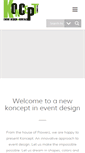 Mobile Screenshot of koncepteventdesign.com